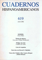 Cuadernos Hispanoamericanos Nº 619. Dossier Alvaro Mutis - Sin Clasificación