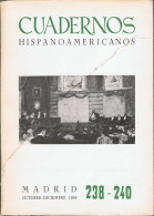 Cuadernos Hispanoamericanos Nº 238-240. Número Dedicado A Menéndez Pidal - Sin Clasificación