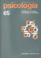 Anuario De Psicología Nº 65. 1995 (2) - Sin Clasificación