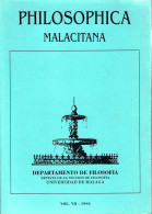 Philosophica Malacitana Vol. VII. 1994 - Unclassified