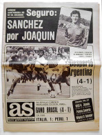 Diario AS. Nº 4526. 19 Junio 1982. Sánchez. Joaquín. Maradona - Sin Clasificación