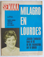 Revista Semana Nº 1320. 05-06-1965. Milagro En Lourdes. Póster Reyes De España - Sin Clasificación