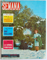 Revista Semana Nº 1200. 19-2-1963. Raf Vallone. Madam Pompidou. Aurora Redondo - Sin Clasificación