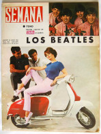 Revista Semana Nº 1323. 26-06-1965. Reportaje Especial Los Beatles. Moto Scooter - Unclassified