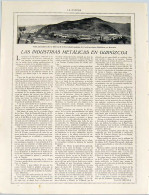 Recorte Revista La Esfera 1916. Las Industrias Metálicas En Guipúzcoa - José De Orueta - Non Classificati