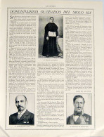 Recorte Revista La Esfera 1916. Donostiarras Olvidados Del Siglo XIX - Adrián De Loyarte - Zonder Classificatie