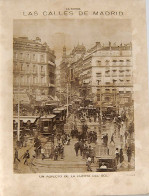 Recorte Revista La Esfera 1916. Las Calles De Madrid. Un Aspecto De La Puerta Del Sol - Fot. Castellá - Non Classificati