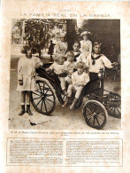 Recorte Revista La Esfera 1916. Familia Real En La Granja. Tibidabo. Sta. Mª Naranco - Sin Clasificación