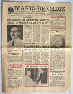 Diario De Cádiz, Miércoles 3 De Diciembre De 1975. Fernández Miranda - Zonder Classificatie