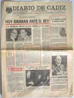 Diario De Cádiz, Sábado 13 Diciembre De 1975. Juran Ante El Rey - Non Classés