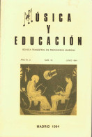 Música Y Educación. Revista Trimestral De Pedagogía Musical. Num. 18. Junio 1994 - Sin Clasificación