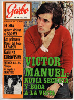 Revista Garbo Nº 931 - 06-01-1971 - Victor Manuel, Sha, Lazarov, Karina, Patrick Gilles - Unclassified
