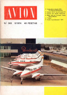 Revista Avión Nº 343. Septiembre 1974 - Ohne Zuordnung