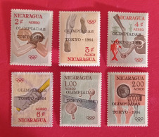 1964 Nicaragua - Serie MNH - Summer 1964: Tokyo