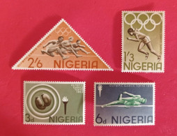 1964 Nigeria - Serie MNH - Verano 1964: Tokio