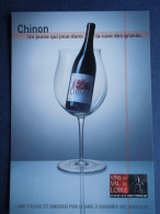 Chinon  Vin Val De Loire  Boisson   CP158 - Reclame