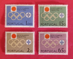 1964 Portugal - Serie MNH - Verano 1964: Tokio