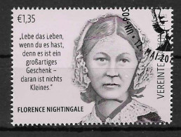 ONU, Nations-Unies, Vienne, Florence Nightingale, Infirmière 2020 Yv. 1061 Oblitéré - Used Stamps