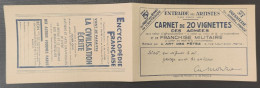 Franchise Militaire N° 10A Neuf ** En Carnet  TB - Kriegsmarken