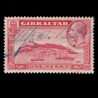 GIBRALTAR.1931.GV.1d Scarlet.SG 110.USED. - Gibraltar