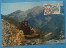 Andorra Andorre Carte Maximum 1985 Val De Sant Julia - Cartas Máxima