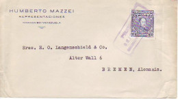 VENEZUELA.1923/Maracaibo, Corner-cards Envelope/single-franking. - Venezuela