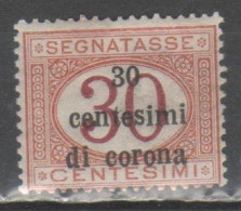 Trento E Trieste 1919 - Segnatasse 30 C. * - Trente & Trieste