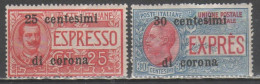 Trento E Trieste 1919 - Espressi * - Trentino & Triest