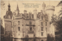 86 - LES TROIS-MOUTIERS - Cpa - Château De Lamothe-Chandenier - Côté Sud - Les Trois Moutiers