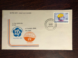 INDIA  FDC COVER 1989 YEAR NEUROLOGY HEALTH MEDICINE STAMPS - Covers & Documents