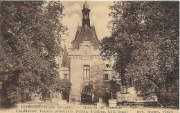86 - LES TROIS-MOUTIERS - Cpa - Château De Lamothe-Chandenier - Façade Principale Porche D'entrée Côté Ouest - Les Trois Moutiers