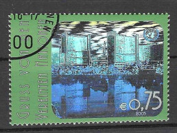 ONU, Nations-Unies, Vienne, Série Courante, Centre International De Vienne 2005, Yv. 445 Oblitéré - Used Stamps