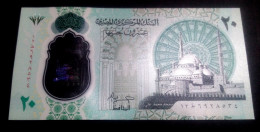 Egypt  2023 - Recently Issued 20 Pounds Polymer Banknote, T12, UNC - Egypt
