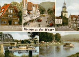 73693464 Rinteln Ortspartien Bruecke Weserpartien Rinteln - Rinteln