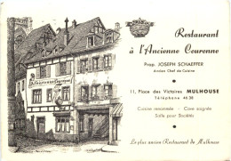 Mulhouse - Restaurant A L Ancienne Couronne - Mulhouse