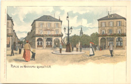 Mulhouse - Place Du Neuveau Quartier - Litho - Mulhouse