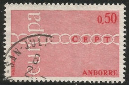 140 Andorre 1971 Europa Yv 212 (ANF-163) - Oblitérés