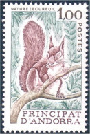 140 Andorre Ecureuil MNH ** Neuf SC (ANF-33) - Rodents