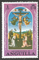 134 Anguilla Tableau Raphael Painting Jesus Croix Cross MNH ** Neuf SC (ANG-67) - Religieux