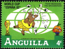 134 Anguilla Disney Soccer Football Phacochere MNH ** Neuf SC (ANG-28a) - Anguilla (1968-...)