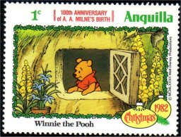 134 Anguilla Winnie Fenetre Window Noel Christmas 1982 MNH ** Neuf SC (ANG-19b) - Honingbijen