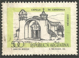 144 Argentina 1976 500p Chapelle Candonga Cordoba (ARG-237b) - Iglesias Y Catedrales
