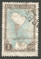 144 Argentina 1951 Carte Antarctique Map Antarctic Claims (ARG-211b) - Géographie