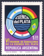 144 Argentina Drapeaux Flags VLH * Neuf Tres Legere (ARG-83) - Stamps