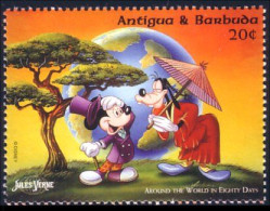 143 Antigua Barbuda Dingo Bonsai Tree Mickey Goofy Costumes MNH ** Neuf SC (ABB-30b) - Trees