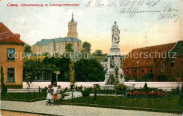 73693216 Cleve Kleve Bad Schwanenburg Mit Lohengrin Denkmal  - Kleve