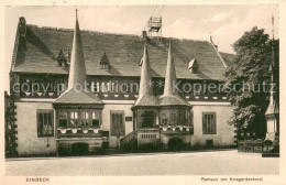 73693197 Einbeck Niedersachsen Rathaus Mit Kriegerdenkmal Einbeck Niedersachsen - Einbeck