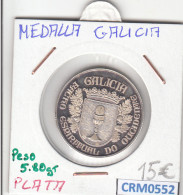 CRM0552 MEDALLA GALICIA PLATA 5,80 GTA,PS  - Altri & Non Classificati