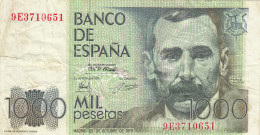 CRBS0985 BILLETE ESPAÑA 1000 PESETAS 1979 SERIE 9E BC - [ 4] 1975-…: Juan Carlos I.