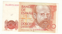 CRBS0969 BILLETE ESPAÑA 200 PESETAS 1980 SERIE 9A MBC - [ 4] 1975-…: Juan Carlos I.